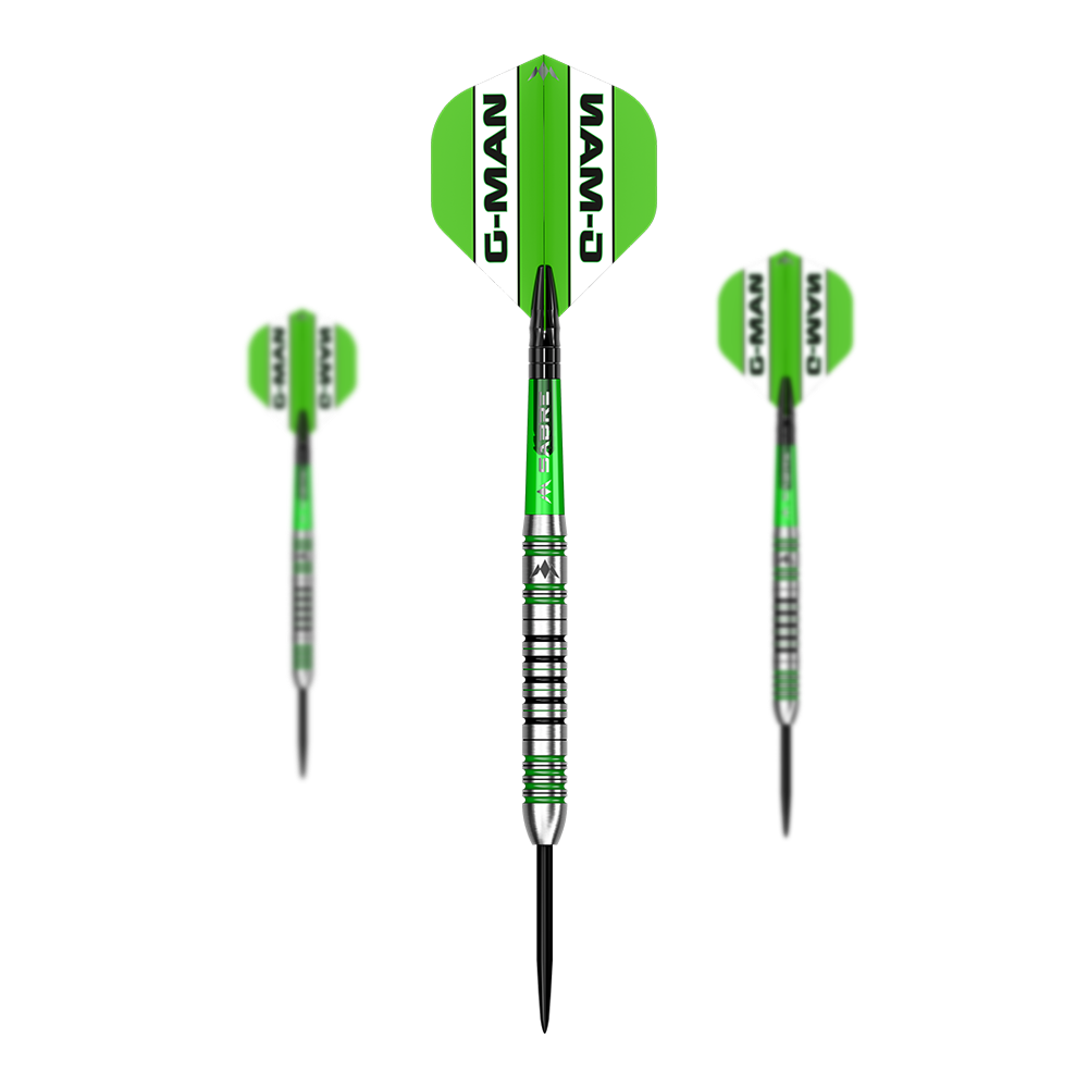 Mission Graham Hall Black Green Steeldarts - 22g